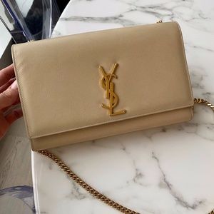 Saint Laurent Small Kate Leather Shoulder Bag